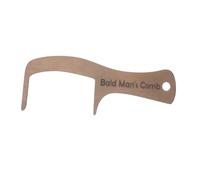 iplusmile Peigne Bois Durable pour Chauve Accessoire Drôle de Toilettage pour Homme Peigne sans Dents pour Cheveux Clairsemés Humoristique Saint Valentin