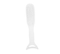 iplusmile Peigne de Coiffure Transparent Antistatique et Brosse Massage avec Grattage Relaxante Outil Démêlant et Volumisant Ergonomique