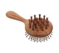 iplusmile Peigne de Massage Bois Brosse à Cheveux Scalp Massager Bois Peigne à Double Usage Outil de Soins Capillaires Durable et Confortable