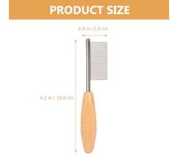 iplusmile Peigne De Toilettage Portable Pour Chien Et Chat Démêlant En Plastique Compact, Petit Format Léger, Usage Quotidien Animaux Domestiques