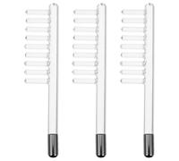 iplusmile Peigne en Verre Transparent Pièces de Rechange Faciles à Remplacer 3 Pièces Expérience Apaisante pour Appareil Haute Fréquence pour Baguette de Croissance Capillaire