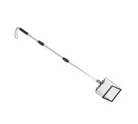 iplusmile Pelle à Cendres Design Métallique Creux avec Manche Réglable en 3 Sections Pelle à Charbon Résistante Chaleur pour Cheminée pour Foyers et Foyers Extérieurs