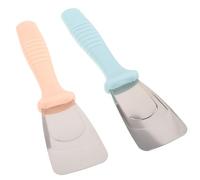 iplusmile Pelle à Glace pour Enlever Givre et Glace Facilement en Acier Inoxydable 2pcs Outil de Nettoyage sans Abîmer pour Réfrigérateur et Congélateur