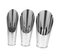 iplusmile Pelle en Acier Inoxydable Et Tasse à Pelle à Terre pour Bonsaï Et Plantes Succulentes Jardinage Intérieur Extérieur Lot 3 Pièces Petit Moyen Grand Outils Polyvalents pour Terreau