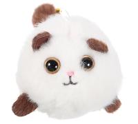 iplusmile Peluche Chat Mignon en Coton PP Blanc Queue à Tirer, Décoratif Adorable pour Garçon et Filles, pour Chambre ou Canapé