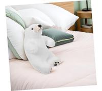 iplusmile Peluche Ours Polaire Réaliste et Doux Peluche Câline et Légère pour Décoration de Bureau Cadeau Garçon Fille de Fête