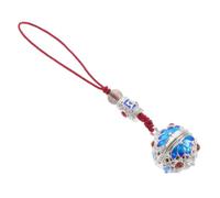 iplusmile Pendentif Creux de Boules de Sachet, Pendentif Porte-clés Soi-même, Argenté, en Cuivre Coulé, Anti-perte, Décoratif, pour Téléphone