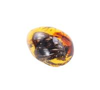 iplusmile Pendentif en Cire D'abeille et Ambre en Résine Jaune, Forme Unique, Bijou Délicat et Élégant pour Assortir Vos Tenues