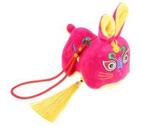 iplusmile Pendentif Lapin en Peluche Décoratif pour Pot de Fleurs et Décoration Maison, Facile à Suspendre, en Peluche Douce et Coton PP, Ambiance Festive pour Année Lapin