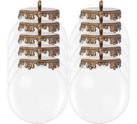 iplusmile Pendentifs Boule Verre Vide 0,98 Pouce 10 Pièces Bases pour Création Bijoux et Décorations de Fête pour Activités Manuelles