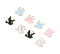 iplusmile Pendentifs en Alliage de Zinc Trous pour Bijoux Faits Main Forme Pigeon Lot de 50 Résistant Création de Bijoux ou Saint-valentin