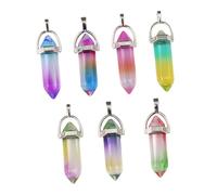 iplusmile Pendentifs Suspendus Colorés Breloques Diy 7 Couleurs Pour Fabrication De Bijoux Adulte Kit Créatif Anniversaire Grand-mère Présent Fête Projets Manuels