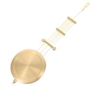 iplusmile Pendule Métal de Remplacement pour Horloge Murale Accessoire de Mouvement DIY Pendule Dorée pour Réparation et Création Horloges