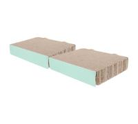 iplusmile Perchoir Carton 2 Pièces pour Perroquet Moyen, Plateforme d'exercice Repos pour Cage à Oiseaux, à Grignoter pour Calopsittes et Perruches en Habitat Domestique