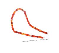 iplusmile Perles Carrées Agate pour Bijoux DIY Cubes Semi- Durables et Colorés Espacement Stable pour Bracelets et Colliers Artisanaux