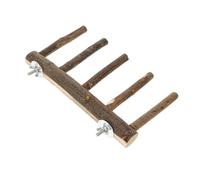 iplusmile Perroquet perchoirs pour perroquets Stand d'oiseaux Naturel lit Perroquet pour Cage perchoir d'oiseau en Bois Naturel Perche Bois Perruche Light Brown
