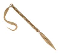 iplusmile Perruque Queue de Cheval Tressée Longue DIY Cheveux Synthétiques avec Élastique pour Femme Noire Soirée Événement Déguisement Couleur Aléatoire