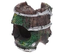 iplusmile Petite araignée cachée dans Une Grotte décoration de Refuge d'aquarium Grotte de pour Petits Animaux cachette de crevettes d'aquarium Accessoires de réservoir de lézard Abdos