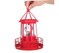 iplusmile Phare d'Extérieur Solaire Rotatif LED Lampe Décorative pour Jardin Pelouse Balcon Terrasse Matériau Résine et Fer Éclairage Paysage Extérieur