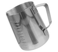 iplusmile Pichet à Lait Inox avec Échelle Graduée Pichet Mousseur Lait Acier Inoxydable Ergonomique pour Cappuccino et Latte Art