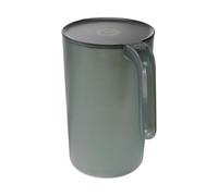 iplusmile Pichet D'eau en Plastique 2.5l avec Poignée et Couvercle Facile à Remplir Résistant la Chaleur pour Piscines et Fêtes Réutilisable