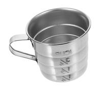 iplusmile Pichet Doseur en Acier Inoxydable Gradué Poignée, Outil de Mesure Précis, Lavable et Résistant, pour Café Cuisine, Mesure D’ingrédients Liquides et Solides, Ustensile de Cuisson Pratique