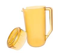 iplusmile Pichet Eau Froide Plastique avec Couvercle Cruche à Mesurer Translucide Pichet à Jus pour Boissons Fraîches et Sécurisé pour Usage