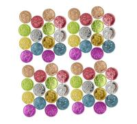 iplusmile Pièces Colorées en Plastique 100 Pièces pour Fête Garçons, Filles Et Adultes Jeu D'accessoires Carnaval Décorations