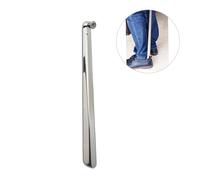 iplusmile -pied Long Acier Inoxydable Corne Chaussures Longue Manche Métal Robuste Confortable et Facile à Utiliser pour Adultes et Personnes à Mobilité Réduite