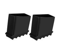 iplusmile Pieds D'échelle De Remplacement 2pcs En Caoutchouc Antidérapants Protections De Sol Pour Escabeaux Compatibilité Multi-usages Installation Rapide Taille Standard