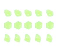 iplusmile Pierres Lumineuses en Résine 400 Pcs Gravier Phosphorescent Vert Décoration Aquarium et Jardin Pierres Décoratives pour Bassin et Paysage Aquatique
