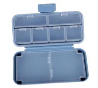 iplusmile Pilulier Semainier Portable Grand Format Bleu Résistant Multi-compartiments Étanche Organisateur Usage Quotidien Voyage