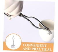iplusmile Pince à Creuset Acier Inoxydable Pince Professionnelle Ergonomique pour Fusion et de Métaux Outil Durable avec Jaws Antidérapantes pour Or