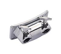 iplusmile Pince Métal Double Trou pour Support Tom et Cymbale Accessoire Batterie Léger et Stable Compatible Kit Percussion