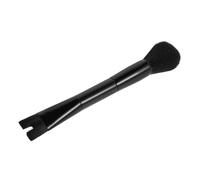 iplusmile Pinceau de Maquillage Applicateur Multifonctionnel de U Double Extrémité Couleur Noir en Plastique et Nylon pour Contour Nez pour Fond de Teint et Poudre