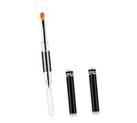 iplusmile Pinceau Manucure Double Embout Brosse Ongle Plat et Pinceau Nail Art pour Extension Gel UV et Vernis Outil Pinceaux Nail Art pour Ongles Naturels et Acryliques Stylo Brosse