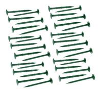 iplusmile Piquets De Jardin en Plastique 16 Cm Verts 150 Pcs pour Fixation Toile De Paillage, Toile D’Ombre Et Bâche en Extérieur Piquets De Sol Résistants pour Jardin, Camping Et Serrage