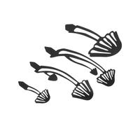 iplusmile Piquets De Jardin Forme De Champignon Décoration Extérieure Panneau Décoratif pour Allée Et De Fleurs