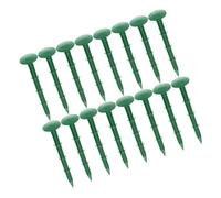 iplusmile Piquets De Jardinage en Plastique 150 Pcs pour Fixation De Toile Piquets De Paysage De 16 Cm Clous pour Jardin Et Tentes Outils De Plantation Extérieurs