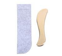 iplusmile Planche de Massage Gua Sha Laiton Système S Outil de Grattage Anti-stress pour Visage Cou Dos et Épaules Bord Lisse Sans Risque de Blessure
