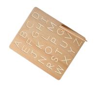 iplusmile Planche Écriture Bois pour Garçon Fille Jeu Éducatif Alphabet Tableau Apprentissage des Lettres pour Garçons et Filles Pédagogique Montessori pour Développement Précoce