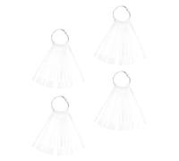 iplusmile Planches D'entraînement Vernis à Ongles 150 Pcs D’éventail Transparent pour Nail Art Professionnel et Usage Personnel, Nuancier Portable pour Comparaison des Couleurs