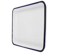 iplusmile Plaque de Cuisson Émaillée 38 X 28 CM Résistante à L'Usure, Plat à Four Rectangulaire pour Cuisson de Pâtisseries et Rôtisserie