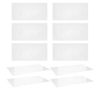 iplusmile Plaque de Protection Anti-éclaboussures Transparente 8 Trous, Amovible et Lavable, Revêtement Latéral pour Cage de Petits Animaux - Protection Hygiénique pour Lapins, Hamsters