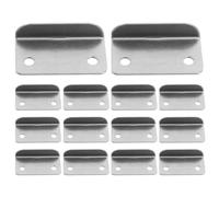 iplusmile Plaque De Verrouillage En Métal En l Pour Tiroir, Équerre D'angle En Acier Inoxydable, Plaque De Gâche Pour Armoire Et Bureau, Lot De 20 Pièces, Sécurisation Tiroirs Maison Et Bureau