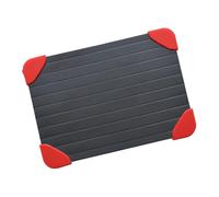 iplusmile Plaque Décongélation Rapide Alliage Aluminium avec Tampons Silicone Plateau de Décongélation Naturelle sans Électricité pour Viande Poisson et Fruits Outil de Cuisine et Facile à
