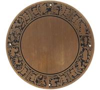 iplusmile Plaque Décorative Cuivre pour Meuble Salle de Bain et Unité de Rangement Design Chinois Traditionnel du Zodiaque Accessoire pour Centre de Divertissement et Buffet Plaque Avant et