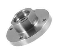 iplusmile Plaque Frontale Acier pour Mandrin Tour Bois Adaptateur Lathe Chuck Faceplate 3 pouces 1-8 filets par pouce Quatre Trous 1 pièce Robuste et Facile à Installer