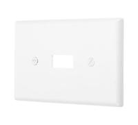 iplusmile Plaque Murale pour Interrupteur 1 Pièce, Plaque de Recouvrement Murale Électrique Compatible, Finition Résistante la Poussière pour Installation Facile en Maison, Bureau