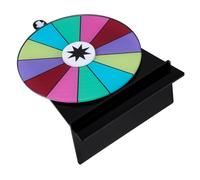 iplusmile Plaque tournante de loterie Roue de Fortune du Prix de Rotation créative Roue tournante Debout Faveur du Parti Roue rotative pour Le Jeu Accessoire de cueillette Acrylique